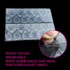 NOVAL 1200 PCS (50 Sheets) Nail Adhesive Tabs Nails Sticky Tabs Waterproof Breathable False Nail Tips Sticky Tab Super Sticky False Nail Glue Sticker for Press Nail Art