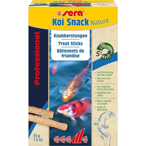 Sera Koi Professional Snack Fish Food, 20 Piece Box