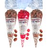 Peanuts (2) Caramel Toasted (1) Sour Cherry Balls Fire Engine Red (NET WT 26 OZ) Gourmet Kruise Signature Gift Bags