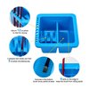 MyLifeUNIT Paint Brush Cleaner, Paint Brush Holder and Organizers for Acrylic, Watercolor, and Water-Based Paints (Blue)