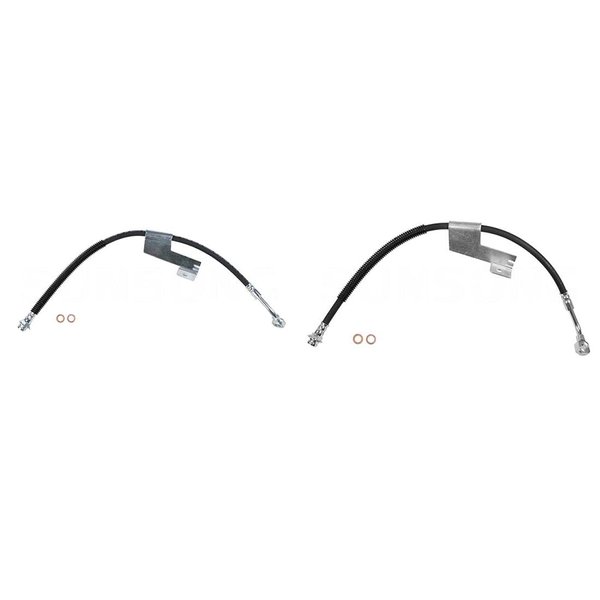 Auto DN 2X Brake Line Front Driver and Passenger Hydraulic Brake Hose For Chevrolet Express 2500 1996-2002 For Chevy Express 2500 1996-2002 For Chevrolet Express 3500 1996-2002