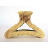 Generic Faux wood wooden geometrical triangle hair claw clip medium fine hair (Primary color: Light wood), 1 Count (Pack of 1)
