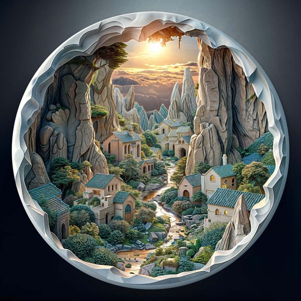 Wooden Puzzles for Adults, Vision Inside Cave Puzzles (Medium, 11.4 * 11.4in, 200pcs) with Wood Box, Unique Animal Shape Puzzles, Wooden Puzzles for Family Games and Birthday Gifts