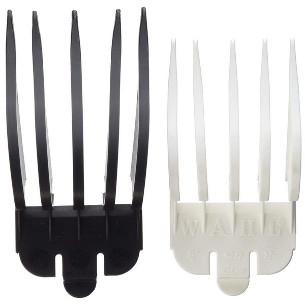 Wahl #10 and #12 Guide Combs for Hair Clippers - 1 of Each Size