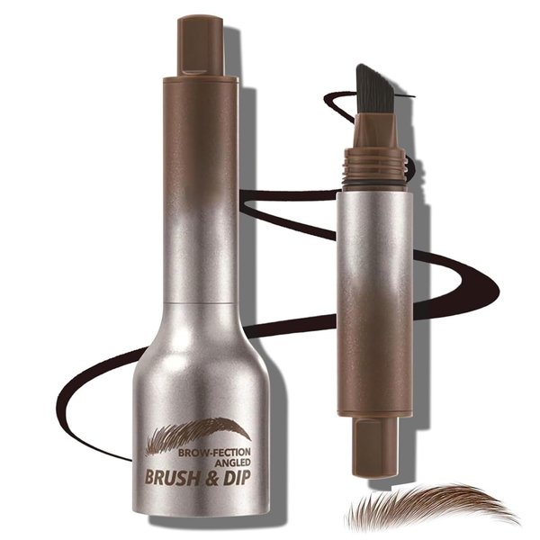 Liquid Eyebrow Brush, Eyebrow Gel Pencil, Long Lasting Waterproof Brow Pen, Smudge Proof Eyebrow Pencils, Creates Natural Looking Brows Effortlessly, Easy To Color Long Lasting Quick Drying (TAUPE)