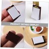 BRIGHTFUFU 2Pcs Miniature Dolls Clipboard Writing Board for Dollhouse Stationery Supplies for Miniature Displays and Creative Play