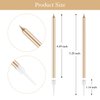 BEAN LIEVE 24-Count Birthday Candles - Long Thin Cake Candles Slow Burning Candles for Birthday, Wedding, Lucky Party Decoration (Champagne Gold)