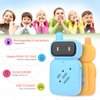 Mafiti Rechargeable Walkie Talkies for Kids 2 Pack Mini Robot Walkie Talkie Long Range 1 KMs 2 Way Radio Toddler Toys for 3-12 Year Old Boys Girls Indoor Outdoor Games(Yellow+Blue)