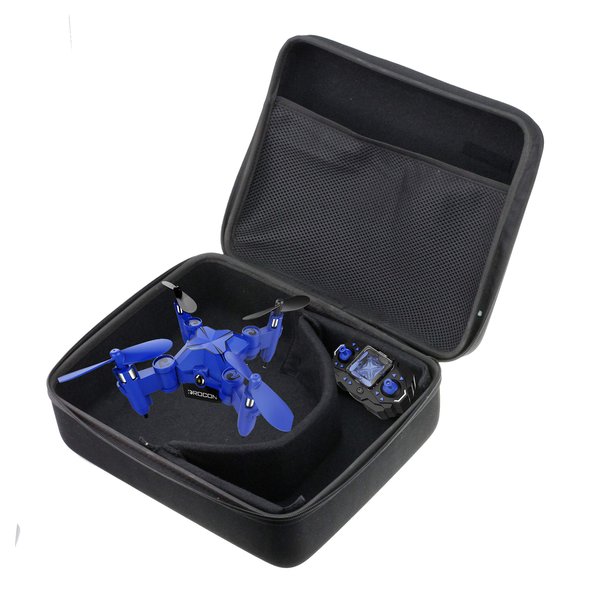 Navitech Black Hard Drone/Quadcopter Carry Bag Case Compatible with The Yuneeq Mantis Q & Accessories