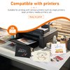 Guakicae Cream Greeting Cards and Envelopes 4 x 6 Printable 300GSM Folded Off White Cardstock and A4 Envelopes Self Seal 20 packs for Wedding Invitations, Birthday, Mailing, Graduations