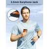 AM FM Portable Radio Personal Radio with Excellent Reception Battery Operated by 2 AAA Batteries with Stero Earphone, Large LCD Screen, Digtail Alarm Clock