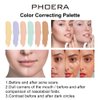 PHOERA Concealer Full Coverage,Face Contouring Color Correcting Concealer Palette.(03 Deep)