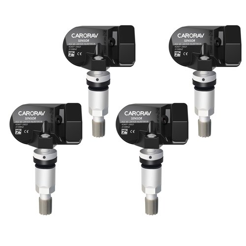 TPMS Sensor, 4-Pack Tire Pressure Monitoring System fit for Toyota Camry Rav4 4Runner Tacoma Corolla, Lexus Scion Pontiac, OE Replaces#42607-33021 PMV-107J 315MHZ