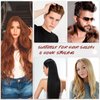 Pure Boar Bristle Hair Brush for Women and Beard Brush for Men, Slick Back Hair Brush Teasing Brush Edge Brush with Natural Wood Handle, Use for Detangling, Smoothing, Wave Styles, Restores Shine