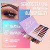 Lamora Eyeshadow Palette Makeup - Eye Makeup Palette with 16 Highly Pigmented Matte Shades - Vegan & Blendable