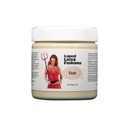 Flesh 8 Oz - Liquid Latex Body Paint, Ammonia Free No Odor, Easy On and Off, Cosplay Makeup, Creates Professional Monster, Zombie Arts