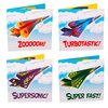 28-Pack Flying Paper Airplanes Valentines Cards for Kids Classroom with Envelopes I Valentines Day Cards for Kids School | Party Favor Bulk Toys, Classroom Toy | Origami Paper Airplane Kit