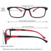 Outray Teen Girls Boys Blue Light Filter Computer Glasses Anti Glare Glasses Age 7-15