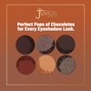 Juvia's Place The Chocolates - Tan, Auburn, Shades of 6, Rich Dark Chocolate Eyeshadow Palette, Professional Eye Makeup, Pigmented Eyeshadow Palette, Makeup Palette for Eye Color & Shine