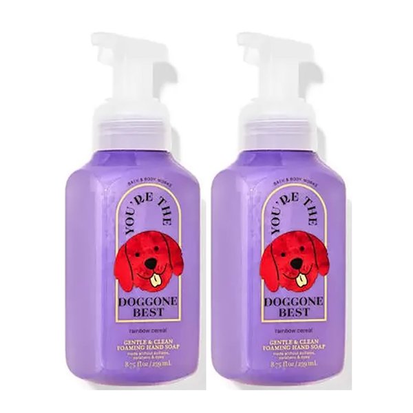 Bath and Body Works Gentle Foaming Hand Soap 8.75 Ounce 2-Pack (Rainbow Cereal)