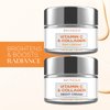Skin 2.0 Vitamin C & Collagen Day/Night Moisturizer Anti-Aging Cream - Duo Set Value Pack