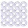 Semato 16 Pack White Velvet Scrunchies Hair Ties Elastics Ponytail Holder Hair Bands Scrunchie Accessories for Women and Girls