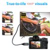 Twozoh Long Micro HDMI to HDMI Cable 30FT, HDMI to Micro HDMI Braided Cord Support 1080p GoPro Hero 7/8/9 Raspberry Pi 4 Sony A6000 A6300 Camera Nikon B500 Yoga 3 Pro
