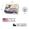 The Unemployed Philosophers Guild Katsushika Hokusai's The Great Wave Bath Soap - Made in The USA, 2oz (56g) Travel Size Guest Bar Soap