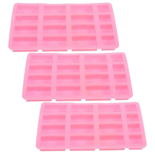STOBOK 3pcs Miniature Brick Silicone Molds Nonstick Mini Brick Resin Exoxy Mold for DIY Crafts Concrete Plaster Resin Fondant Chocolate