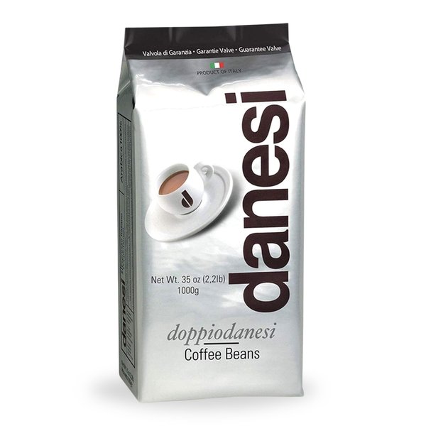 Danesi Caffe Italian Coffee Beans - Whole Roasted Coffee Beans for Espresso - Espresso Coffee Beans & Medium Roast Whole Bean - Coffee Bean - Coffee Beans Espresso - Coffee Whole Bean - Doppio (2.2lb)