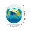 Anditoy 12 Pack Mini Snake Cube in Plastic Easter Eggs Puzzle Toys for Kids Girls Boys Easter Basket Stuffers Gifts Party Favors