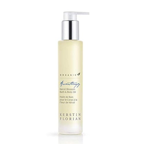 Kerstin Florian Organic Neroli Blossom Bath & Body Oil, Nutrient-Rich Moisturizer with Coconut and Jojoba Oil (3.4 fl oz)