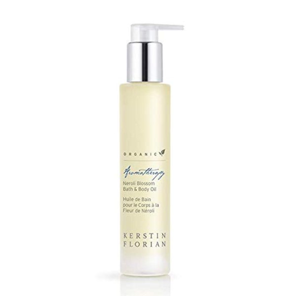 Kerstin Florian Organic Neroli Blossom Bath & Body Oil, Nutrient-Rich Moisturizer with Coconut and Jojoba Oil (3.4 fl oz)