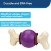 PetSafe Busy Buddy Bouncy Bone Dog Toy - Treat-Holding Toys for Dogs- Scented for Enhanced Sensory Stimulation- Rigorously Tested Ingredients- for Aggressive Chewers- Treat Refills Available - M/L