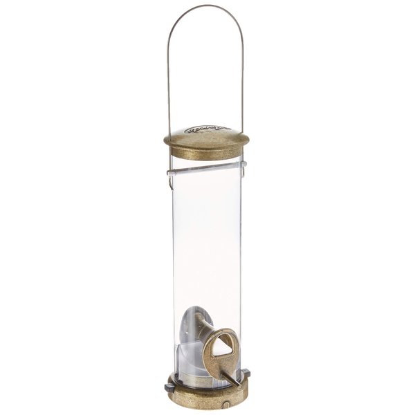 Aspects 394 Quick-Clean Seed Tube Feeder, Small - Antique Brass