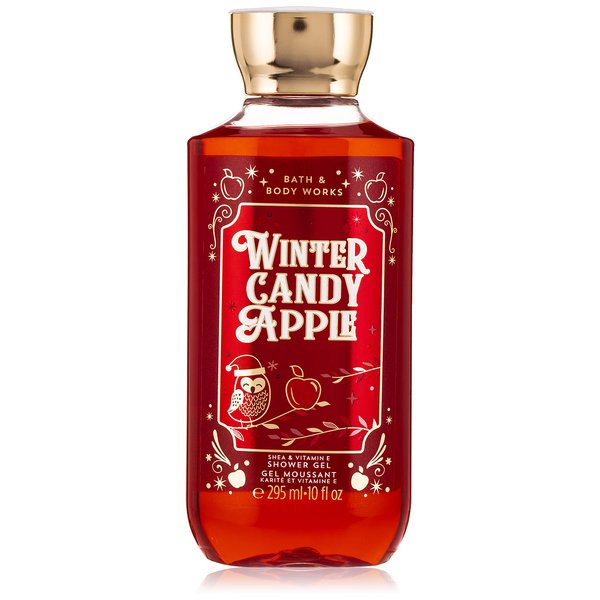 Bath & Body Works Winter Candy Apple 2019 Edition with Shea & Vitamin E Shower Gel 10 fl oz / 295 mL