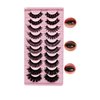 Cat Eye & Russian Mink Lashes| D Curl Fluffy Eyelashes| Fuax Mink D Curl Extension| Russian Wispie Volume Lashes| 5 Styles Mixed D Curl Mink Lash| 10 pack (Doll)