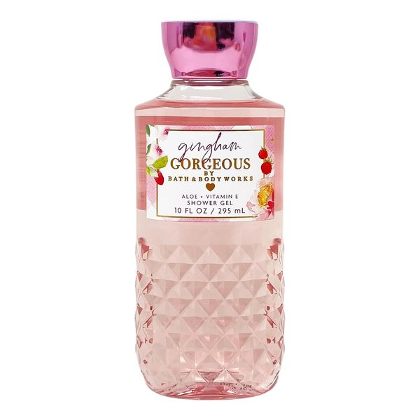 Bath & Body Works Signature Collection Shower Gel For Women 10 Fl Oz (Gingham Gorgeous)