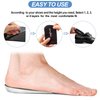 Adjustable Orthopedic Heel Lift Inserts Gel Height Increase Insoles for Women Men Leg Length Discrepancy, Heel Pain, Heel Spurs, 4-Layer Stackable Gel Shoe Lifts Lift Shorter Leg Uneven Hips