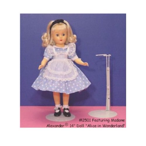 Kaiser Doll Stand 2501 - White Doll Stand for 12" to 18" Fashion Dolls and Action Figures