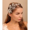 BERYUAN Rhinestone Crystal Flower Bridal Hair Comb Bridal Headpieces for Wedding Bridal Headpiece Wedding Headpiece for Bride for Women Girls