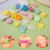 72 pcs Mochi Squishy Toys Kawaii Squishy Animals for Party Favors Classroom Prize Pinata Easter Bulk Squishies Toys