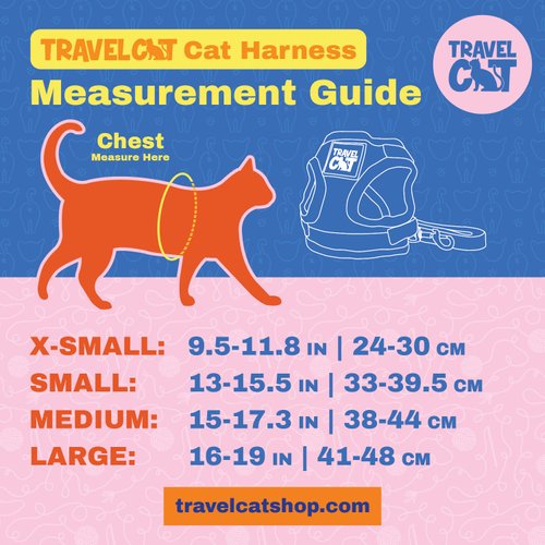 Travel Cat & Stray Cat Harness and Leash Set - Adjustable Fit Mesh Cat Harness and Reflective Strap - Comfort Escape Proof Harness for Cats, Kitten for Outdoor Walking, Hiking (Small, Orange)