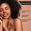 Mellow Cosmetics Brow Duo - Luminous Eyebrow Powder for Natural Looking, Voluminous Brows - Eyebrow Filler for Brows - Vegan Brow Definer - Chocolate