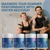 The Amino CO - Heal - Post Workout Recovery Drink with Pure Eaa Amino Acid Formula - Creatine Monohydrate Powder for Efficient Muscle Repair, Vegan, and Keto-Friendly with Grape Flavor - 10.89oz