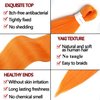 Orange Braiding Hair Pre Stretched 26inch 3 Packs Braiding hair Extensions Synthetic Crochet Braids, Hot Water Setting Professional Soft Yaki Texture. (26inch(3Packs),Orange#)
