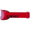 Giro Cruz Ski Goggles - Snowboard Goggles for Men, Women & Youth - Anti-Fog - OTG - Red Wordmark Strap with Yellow Boost Lens