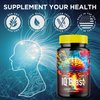 (2 Pack) IQ Blast Pro Capsules, IQ Blast Pro Official Capsules with All Natural Ingredients, IQBlast Advanced Brain Formula Multivitamin Health & Wellness Pills, Max Strength Supplement (120 Count)