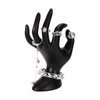 Zoihet Hand jewelry holder Ring holder for jewelry For Displaying Bracelets, Rings, Jewelry and Room decorations and Store event displays (black)