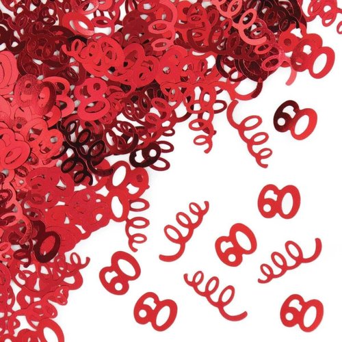 Creative Converting Confetti 60th Party Supplies, Multicolor